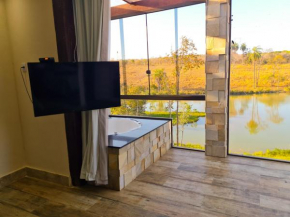 Chalé/Loft com hidromassagem defronte Lagoa na Serra do Cipó